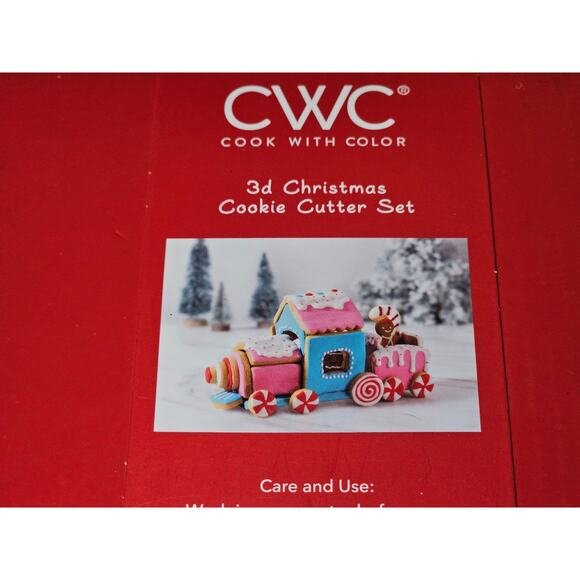 Cook With Color 3D Christmas Cookie Cutter Set - Picture 6 of 8